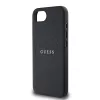 Guess PU Grained Classic Logo MagSafe tok Apple iPhone 16e/17e készülékhez – Fekete