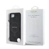 Guess PU Leather 4G Colored Ring MagSafe tok Apple iPhone 16e/17e készülékhez – Fekete