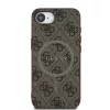 Guess PU Leather 4G Colored Ring MagSafe tok Apple iPhone 16e/17e készülékhez – Barna