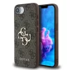 Guess PU 4G Metal Logo tok Apple iPhone 16e/17e készülékhez – Barna