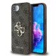 Guess PU 4G Metal Logo tok Apple iPhone 16e/17e készülékhez – Barna
