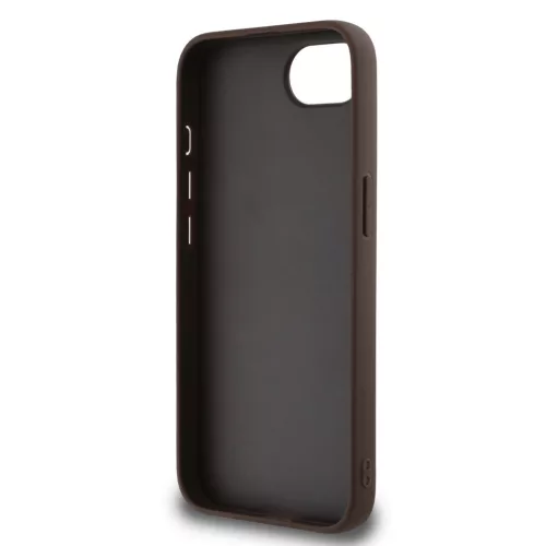 Guess PU 4G Metal Logo tok Apple iPhone 16e/17e készülékhez – Barna