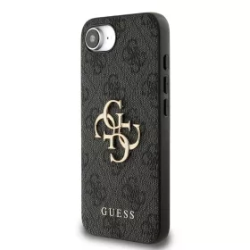 Guess PU 4G Metal Logo iPhone 16e/17e tok – Szürke