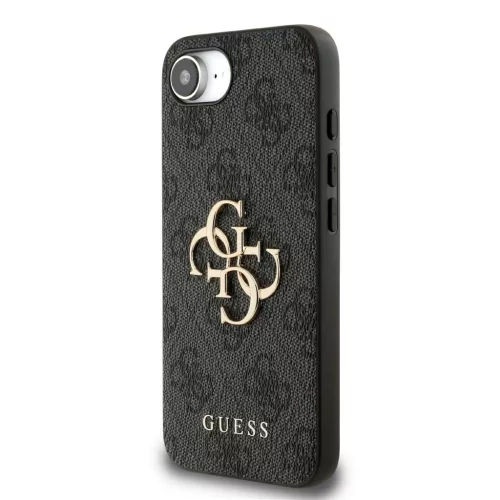 Guess PU 4G Metal Logo iPhone 16e/17e tok – Szürke