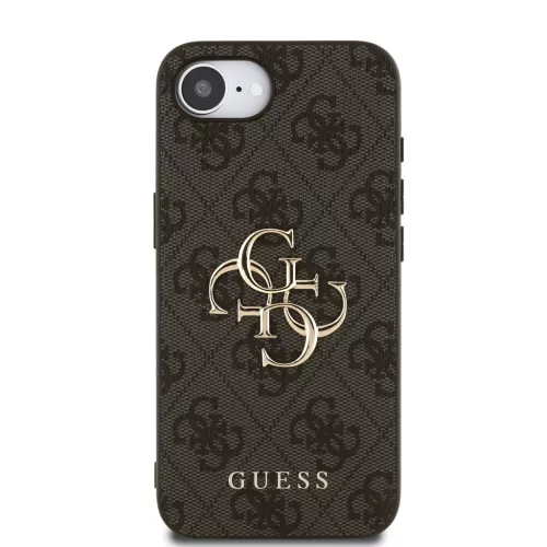 Guess PU 4G Metal Logo iPhone 16e/17e tok – Szürke