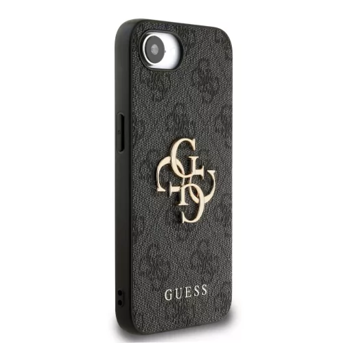 Guess PU 4G Metal Logo iPhone 16e/17e tok – Szürke