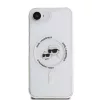 Karl Lagerfeld IML K&CH Heads Metal Frame MagSafe tok Apple iPhone 16e / 17e készülékhez – Átlátszó