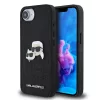 Karl Lagerfeld Fixed Glitter Metal K&CH tok Apple iPhone 16e / 17e készülékhez – Fekete