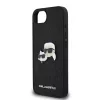 Karl Lagerfeld Fixed Glitter Metal K&CH tok Apple iPhone 16e / 17e készülékhez – Fekete