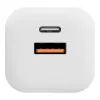 OBAL:ME GaN Fali Töltő USB-A + USB-C 36W - fehér