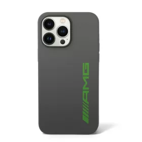   AMG Liquid Silicone Green Logo iPhone 14 Pro Max tok – Szürke