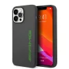 AMG Liquid Silicone Green Logo iPhone 14 Pro tok – Szürke