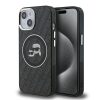 Karl Lagerfeld IML K&CH Heads Repeated Logo MagSafe tok, iPhone 16 Pro - fekete