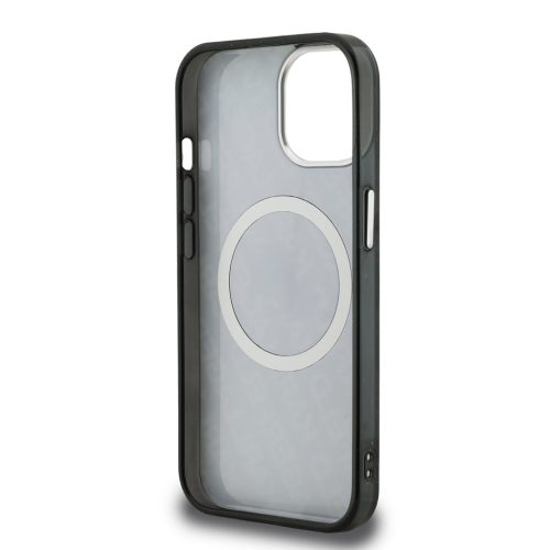 Karl Lagerfeld IML K&CH Heads Repeated Logo MagSafe tok, iPhone 16 Pro - fekete