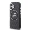 Karl Lagerfeld IML K&CH Heads Repeated Logo MagSafe tok, iPhone 16 - fekete -