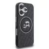 Karl Lagerfeld IML K&CH Heads Repeated Logo MagSafe tok, iPhone 16 - fekete -