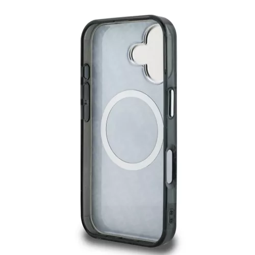 Karl Lagerfeld IML K&CH Heads Repeated Logo MagSafe tok, iPhone 16 - fekete -