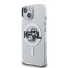 Karl Lagerfeld IML Glitter Karl and Choupette Sketch MagSafe tok, iPhone 16 Pro Transparent