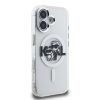 Karl Lagerfeld IML Glitter Karl and Choupette Sketch MagSafe tok, iPhone 16 Transparent
