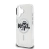 Karl Lagerfeld IML Glitter Karl and Choupette Sketch MagSafe tok, iPhone 16 Transparent