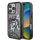 Karl Lagerfeld Liquid Glitter Scattered Choupette iPhone 16 Pro Max tok – fekete