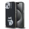 Karl Lagerfeld IML Aquarelle Choupette tok, iPhone 16 Pro - fekete
