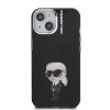 Karl Lagerfeld IML Aquarelle Karl tok, iPhone 16 Pro - fekete