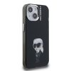 Karl Lagerfeld IML Aquarelle Karl tok, iPhone 16 Pro - fekete