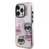 Karl Lagerfeld IML Multi K&CH Heads tok, iPhone 15 Pro Max - rózsaszín
