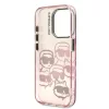 Karl Lagerfeld IML Multi K&CH Heads tok, iPhone 15 Pro Max - rózsaszín