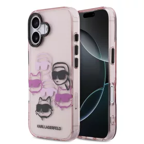   Karl Lagerfeld IML Multi K&CH Heads tok, iPhone 17 - rózsaszín