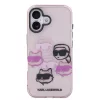Karl Lagerfeld IML Multi K&CH Heads tok, iPhone 17 - rózsaszín