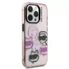 Karl Lagerfeld IML Multi K&CH Heads tok, iPhone 16 Pro - rózsaszín