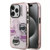 Karl Lagerfeld IML Multi K&CH Heads tok, iPhone 16 Pro Max - rózsaszín