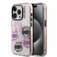 Karl Lagerfeld IML Multi K&CH Heads tok, iPhone 16 Pro Max - rózsaszín