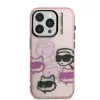 Karl Lagerfeld IML Multi K&CH Heads tok, iPhone 16 Pro Max - rózsaszín