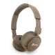Guess Script Metal Logo Wireless Headphone Brown - barna