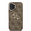 Guess PU 4G Metal Logo Stand Camera Frame tok, iPhone 16 - barna
