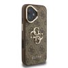 Guess PU 4G Metal Logo Stand Camera Frame tok, iPhone 16 - barna