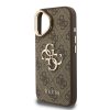 Guess PU 4G Metal Logo Stand Camera Frame tok, iPhone 16 - barna