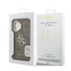 Guess PU 4G Metal Logo Stand Camera Frame tok, iPhone 16 - barna