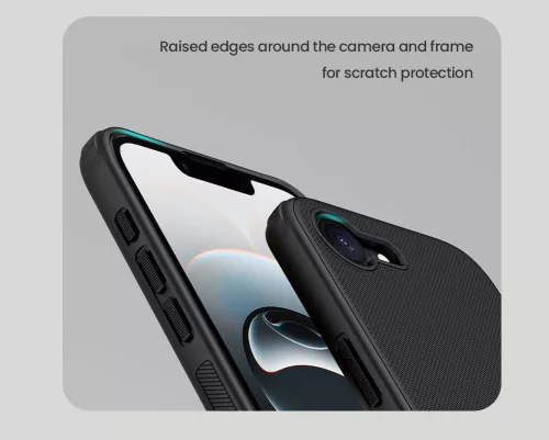 Nillkin Super Frosted PRO tok Apple iPhone 17e/16e készülékhez – Fekete