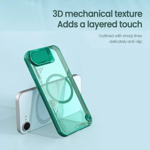 Nillkin Iceblade Prop Magnetic tok Apple iPhone 17e/16e készülékhez – Fekete