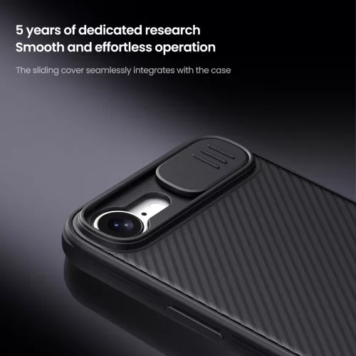 Nillkin CamShield PRO Magnetic tok Apple iPhone 17e/16e készülékhez – Fekete