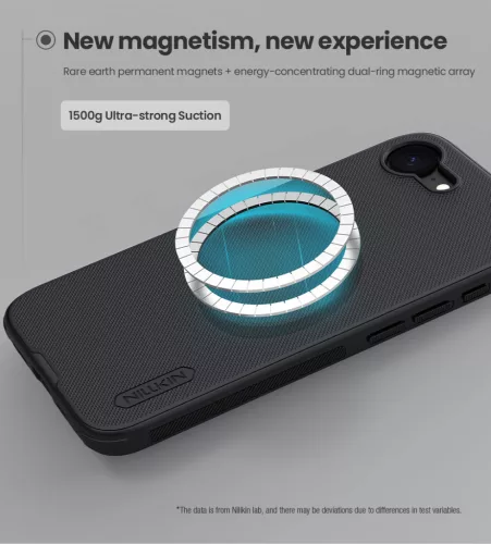 Nillkin Super Frosted PRO Magnetic tok, Apple iPhone 16e / 17e - Black