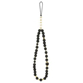   Guess PU Leather 4G Colored Ring Strap MagSafe tok, iPhone 16 - fekete