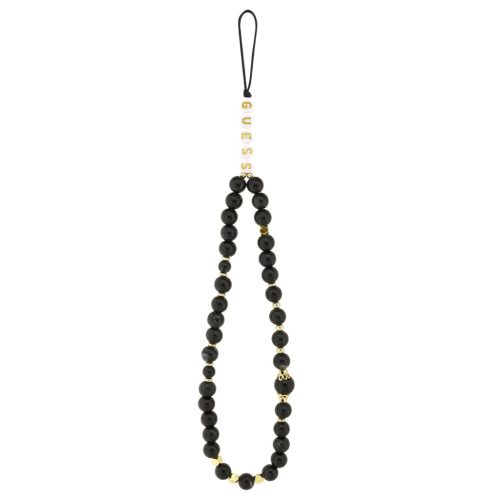 Guess PU Leather 4G Colored Ring Strap MagSafe tok, iPhone 16 - fekete