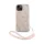 Guess PU Leather 4G Colored Ring Strap MagSafe tok, iPhone 16 Pro Max - rózsaszín