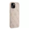 Guess PU Leather 4G Colored Ring Strap MagSafe tok, iPhone 16 Pro Max - rózsaszín