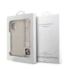 Guess PU Leather 4G Colored Ring Strap MagSafe tok, iPhone 16 Pro Max - rózsaszín